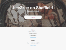 Tablet Screenshot of beezzeefreshfood.net